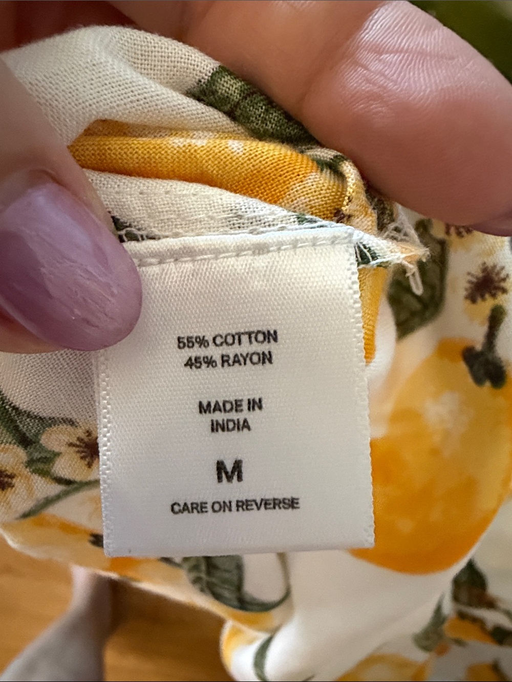 NWT New York & Company White Maxi Dress with Yellow Lemon Print - Picture 7 of 8